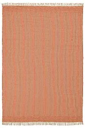 Uldtæppe - Arbil (terracotta/hvid)