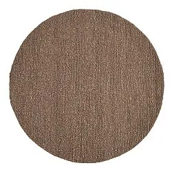 Rundt tæppe - Avafors Wool Bubble (brun/beige)
