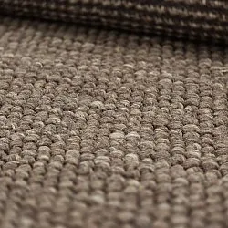 Rundt tæppe - Avafors Wool Bubble (brun/beige)