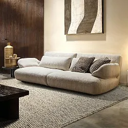 Uldtæppe - Avafors Wool Bubble (grå/beige)