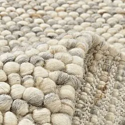 Uldtæppe - Avafors Wool Bubble (grå/beige)