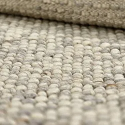 Uldtæppe - Avafors Wool Bubble (grå/beige)