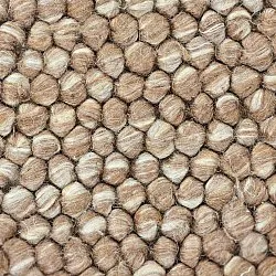Uldtæppe - Avafors Wool Bubble (lysebrun/hvid)