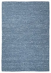Uldtæppe - Avafors Wool Bubble (marineblå/creme)