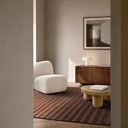 Uldtæppe - Brenta Handloom Wool Premium (brun)
