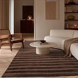 Uldtæppe - Brenta Handloom Wool Premium (brun)