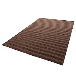 Uldtæppe - Brenta Handloom Wool Premium (brun)
