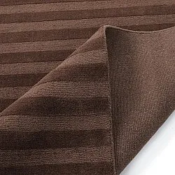Uldtæppe - Brenta Handloom Wool Premium (brun)