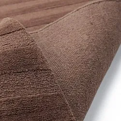 Uldtæppe - Brenta Handloom Wool Premium (brun)