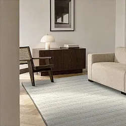 Uldtæppe - Brenta Handloom Wool Premium (fløde)