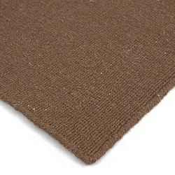 Uldtæppe - Charonne Flat Handloom Wool Premium (brun)