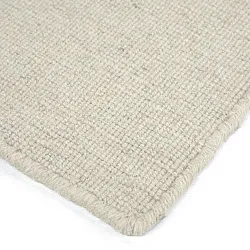 Uldtæppe - Charonne Flat Handloom Wool Premium (fløde)