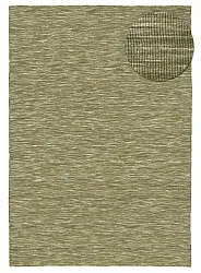 Uldtæppe - Charonne Flat Handloom Wool Premium (grøn)