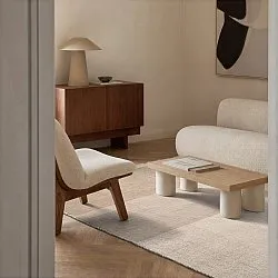 Uldtæppe - Chaves (beige)