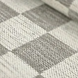 Uldtæppe - Dundee (grå/hvid)