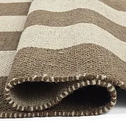 Uldtæppe - Garine (brun/beige)