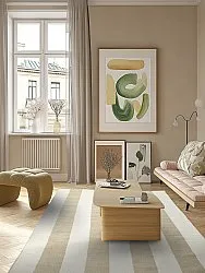 Uldtæppe - Garine (off white/beige)