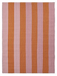 Uldtæppe - Garine (orange/pink)