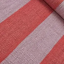 Uldtæppe - Garine (pink/rød)