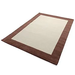 Uldtæppe - Gaya Hand Tufted Wool Premium (creme/brun)