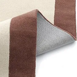 Uldtæppe - Gaya Hand Tufted Wool Premium (creme/brun)