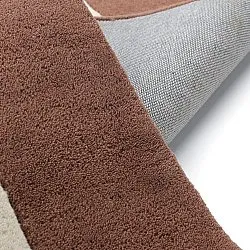 Uldtæppe - Gaya Hand Tufted Wool Premium (creme/brun)