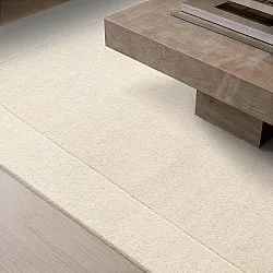 Uldtæppe - Gaya Hand Tufted Wool Premium (creme/hvid)