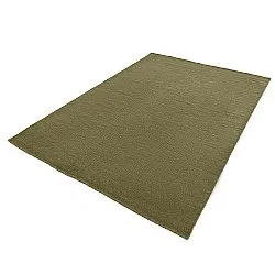 Uldtæppe - Hamilton (mosgrøn)