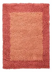 Uldtæppe - Khenifra Handknot Wool Premium (orange/rød)