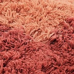 Uldtæppe - Khenifra Handknot Wool Premium (orange/rød)