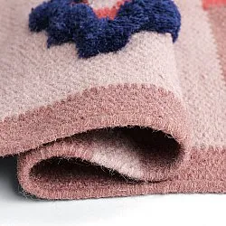 Uldtæppe - Lausanne Flatweave Tufted Premium (lyserød)