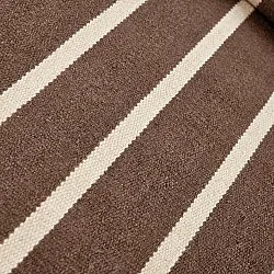 Uldtæppe - Luton (natur/dyb taupe)