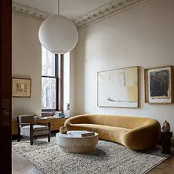 Uldtæppe - Mesra (grå/hvid)