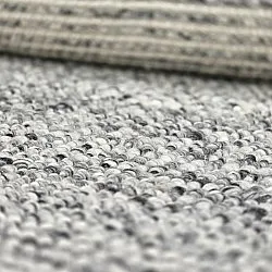 Uldtæppe - Mesra (grå/hvid)