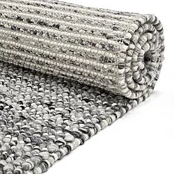 Uldtæppe - Mesra (grå/hvid)