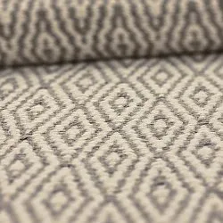 Uldtæppe - Monastir (grå/hvid)