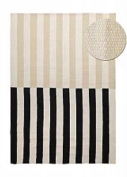 Uldtæppe - Peniche (creme/beige)