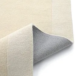 Uldtæppe - Puri Hand Tufted Wool Premium (creme/hvid)