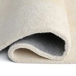 Uldtæppe - Puri Hand Tufted Wool Premium (creme/hvid)