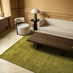 Uldtæppe - Rozel Handloom Wool Premium (mosgrøn)