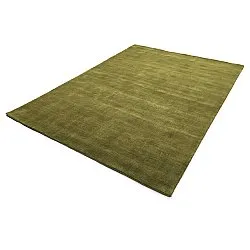 Uldtæppe - Rozel Handloom Wool Premium (mosgrøn)
