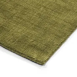 Uldtæppe - Rozel Handloom Wool Premium (mosgrøn)