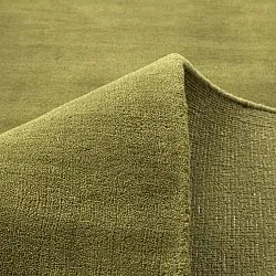 Uldtæppe - Rozel Handloom Wool Premium (mosgrøn)