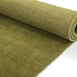 Uldtæppe - Rozel Handloom Wool Premium (mosgrøn)