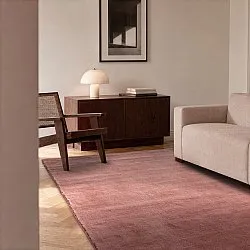 Uldtæppe - Rozel Handloom Wool Premium (støvet rød)