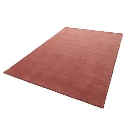 Uldtæppe - Rozel Handloom Wool Premium (støvet rød)