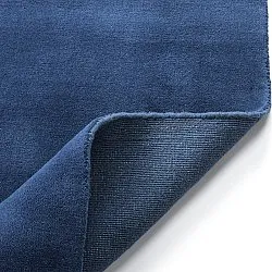 Uldtæppe - Rozel Handloom Wool Premium (marineblå)