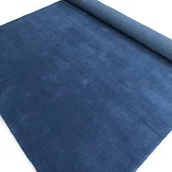 Uldtæppe - Rozel Handloom Wool Premium (marineblå)