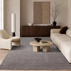 Uldtæppe - Rozel Handloom Wool Premium (lys taupe)