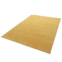 Uldtæppe - Rozel Handloom Wool Premium (okker)